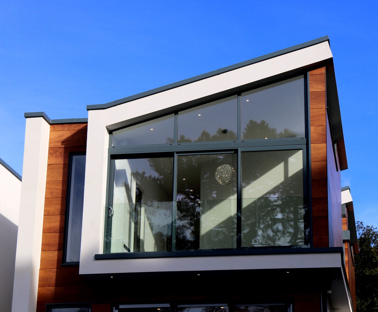 Custom aluminum casement and fixed windows with narrow sightlines