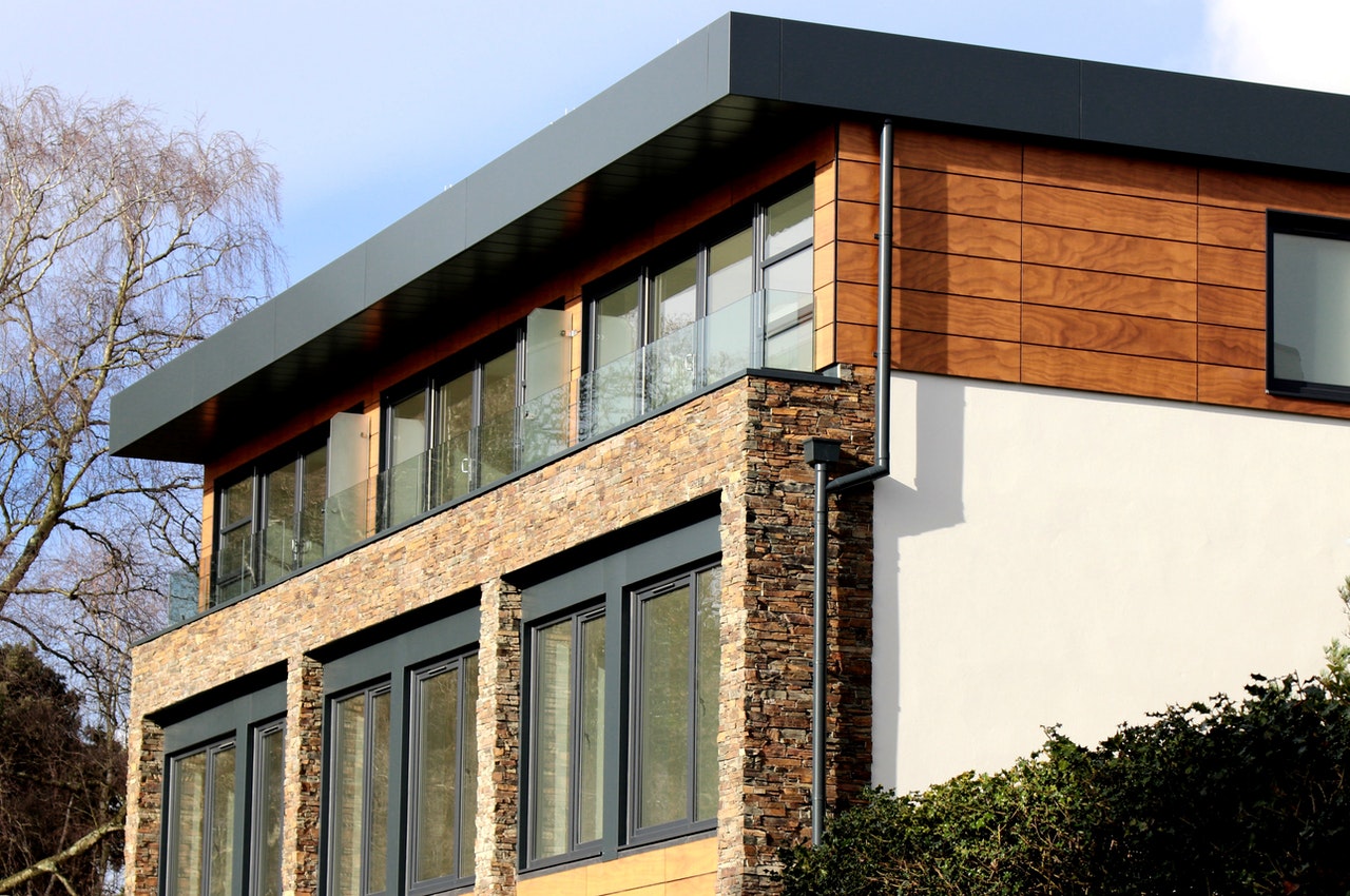 Aluminum window frame section showing welded corner construction