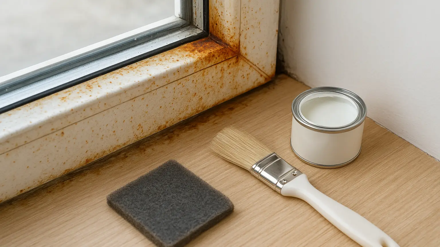 Seasonal maintenance of aluminum window gaskets and weep holes